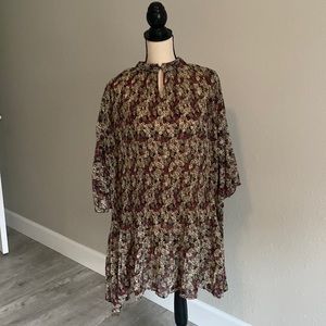 Zara super flowy floral tunic…Can be worn by larger sizes!!